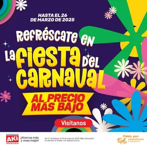 Catálogo Akí en Otavalo | Fiesta del carnaval al precjo mas bajo | 2025-02-28T00:00:00.000Z - 2025-03-26T00:00:00.000Z