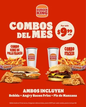 Catálogo Burger King en Duran | Combo del Mes  | 2025-03-12T00:00:00.000Z - 2025-03-31T00:00:00.000Z