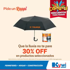 Catálogo Kywi | Que la lluvia no te pare 30%OFF | 2025-03-17T00:00:00.000Z - 2025-03-31T00:00:00.000Z