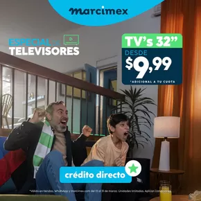 Catálogo Marcimex | ESPECIAL DE TELEVISORES  | 2025-03-17T00:00:00.000Z - 2025-03-31T00:00:00.000Z
