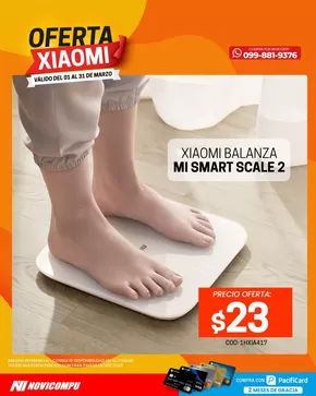 Catálogo Novicompu en Machala | Oferta XIAOMI | 2025-03-18T00:00:00.000Z - 2025-03-31T00:00:00.000Z