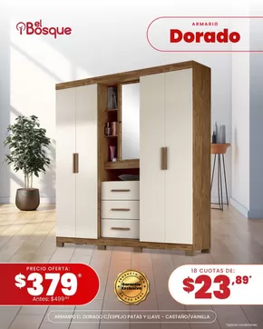 Catálogo Muebles el Bosque en Machala | Armario Dorado | 2025-03-25T00:00:00.000Z - 2025-03-31T00:00:00.000Z