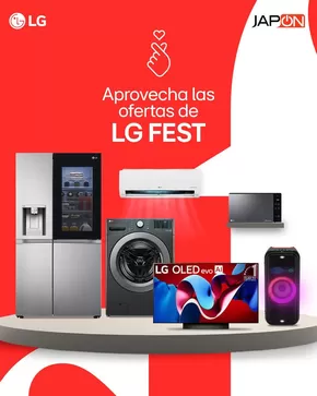 Catálogo Almacenes Japón en Ibarra | Aprovecha las ofertas de LG FEST | 2025-03-25T00:00:00.000Z - 2025-03-31T00:00:00.000Z