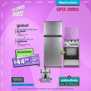 Catálogo Marcimex en Paute | Super Combos | 2025-03-25T00:00:00.000Z - 2025-04-04T00:00:00.000Z