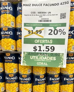 Catálogo Coral Hipermercados en Quito | Gangas exclusivas | 2025-03-28T00:00:00.000Z - 2025-04-25T00:00:00.000Z