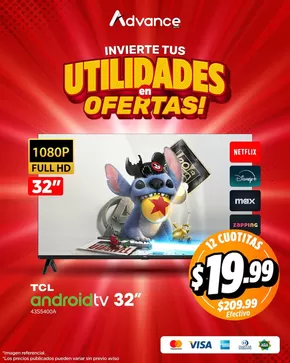 Catálogo Advance | Androidtv 32" | 2025-04-22T00:00:00.000Z - 2025-04-27T00:00:00.000Z