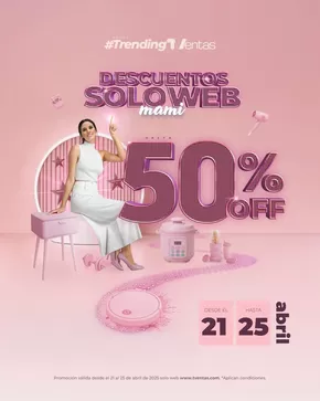 Catálogo TVentas en Riobamba | 50%off | 2025-04-21T00:00:00.000Z - 2025-04-25T00:00:00.000Z