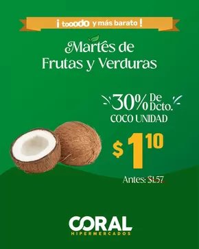 Catálogo Coral Hipermercados | Martes de frutas y verduras  | 2025-04-23T00:00:00.000Z - 2025-04-27T00:00:00.000Z