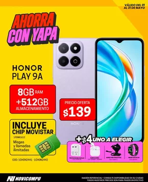 Catálogo Novicompu | Ahoor con yapa | 2025-05-01T00:00:00.000Z - 2025-05-31T00:00:00.000Z