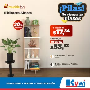 Catálogo Kywi en Flavio Alfaro | Pilas! Se vienen las clases y es hora de estar listos | 2025-05-05T00:00:00.000Z - 2025-05-31T00:00:00.000Z