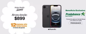 Iphone 16e ahora desde $899