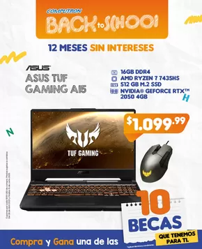 Catálogo Computron en Sangolquí | Asus tuf gaming A15 | 2025-04-28T00:00:00.000Z - 2025-06-15T00:00:00.000Z