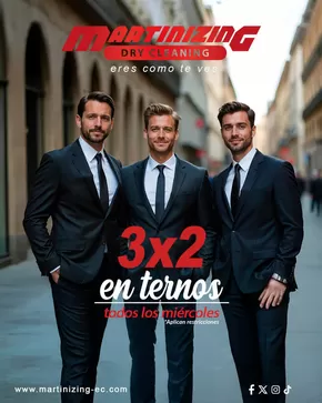 3X2 en ternos todos los miercoles