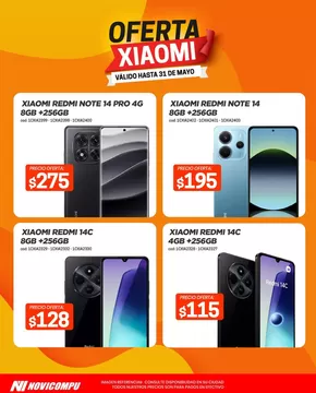 Catálogo Novicompu en Quito | Oferta Xiaomi | 2025-05-08T00:00:00.000Z - 2025-05-31T00:00:00.000Z