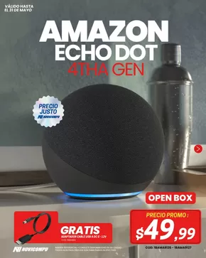 Catálogo Novicompu en Quito | Amazon echo dot  | 2025-05-11T00:00:00.000Z - 2025-05-31T00:00:00.000Z