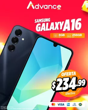 Catálogo Advance | Samsung Galaxy A16 | 2025-05-12T00:00:00.000Z - 2025-05-18T00:00:00.000Z