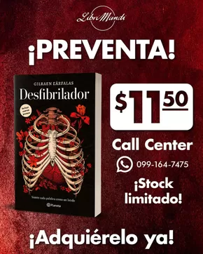 Catálogo Libri Mundi en Guayaquil | Preventa $11.50 | 2025-05-14T00:00:00.000Z - 2025-05-18T00:00:00.000Z