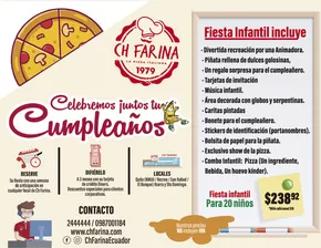 Catálogo Ch Farina | Celebremos juntos tu cumpleanos | 2025-05-15T00:00:00.000Z - 2025-05-18T00:00:00.000Z