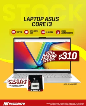 Catálogo Novicompu en Quito | Gran variedad de ofertas | 2025-05-16T00:00:00.000Z - 2025-05-18T00:00:00.000Z