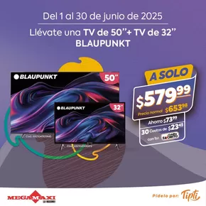 Catálogo Megamaxi | Llévate una TV Blaupunkt | 2025-06-01T00:00:00.000Z - 2025-06-30T00:00:00.000Z