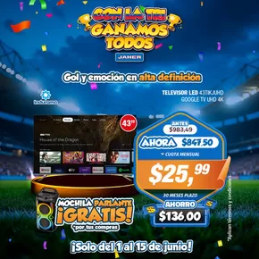 Catálogo Jaher en Samborondón |  Mejores ofertas | 2025-06-01T00:00:00.000Z - 2025-06-15T00:00:00.000Z