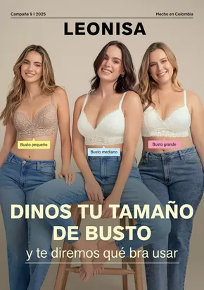 Catálogo Leonisa | Dinomos tu tamaño de busto | 2025-06-09T00:00:00.000Z - 2025-06-22T00:00:00.000Z