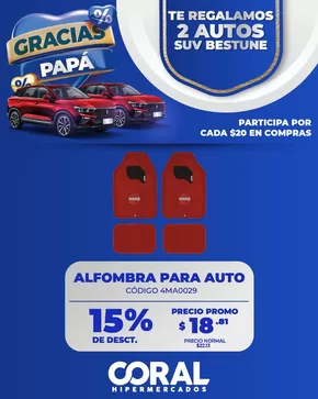 Catálogo Coral Hipermercados | Gracias Papá | 2025-06-09T00:00:00.000Z - 2025-06-15T00:00:00.000Z