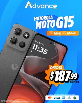 Catálogo Advance | Motorola moto  | 2025-06-10T00:00:00.000Z - 2025-06-15T00:00:00.000Z