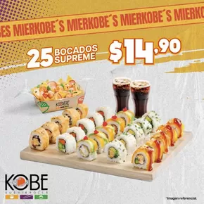 Catálogo Kobe Sushi Express en Quito | Disfruta de 25 bocados supreme | 2025-06-12T00:00:00.000Z - 2025-06-25T00:00:00.000Z