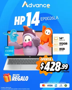 Catálogo Advance | Hp 14 | 2025-06-12T00:00:00.000Z - 2025-06-15T00:00:00.000Z