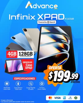 Catálogo Advance en Cuenca | Infinix Xpad  | 2025-06-13T00:00:00.000Z - 2025-06-15T00:00:00.000Z