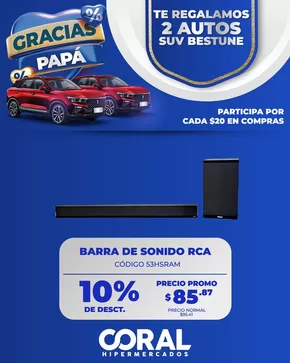 Catálogo Coral Hipermercados | Barra de sonido RCA  | 2025-06-13T00:00:00.000Z - 2025-06-15T00:00:00.000Z