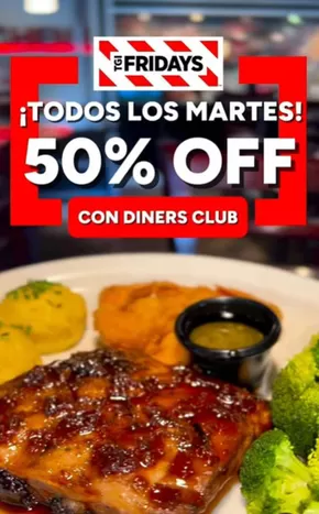 Catálogo TGI Fridays en Duran | Todos los martes 50%off | 2025-06-23T00:00:00.000Z - 2025-08-31T00:00:00.000Z