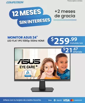 Catálogo Computron | Monitor asus | 2025-06-24T00:00:00.000Z - 2025-06-30T00:00:00.000Z