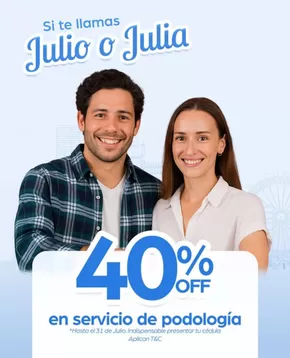 Catálogo Doctor Pie en Machala | 40%off en servicio de podologia  | 2025-07-02T00:00:00.000Z - 2025-07-31T00:00:00.000Z