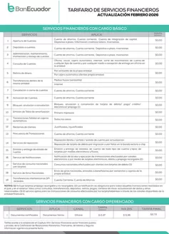 Catálogo Banecuador en Coronel Marcelino Maridueña | TARIFARIO DE SERVICIOS FINANCIEROS | 2026-03-24T00:00:00.000Z - 2026-05-31T00:00:00.000Z