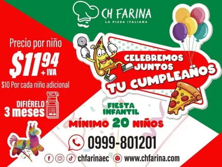 Catálogo Ch Farina en Guayaquil | Celebremos juntos tu cumpleanos | 2026-04-02T00:00:00.000Z - 2026-04-30T00:00:00.000Z