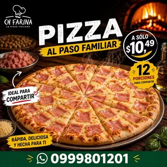 Catálogo Ch Farina en Guayaquil | Pizza al paso familiar | 2026-04-09T00:00:00.000Z - 2026-04-30T00:00:00.000Z