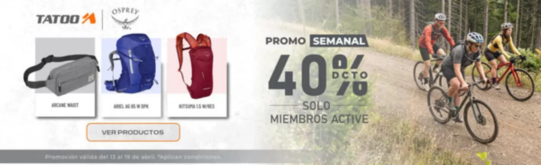 Catálogo Tatoo en Duran | Promo semanal 40%dcto | 2026-04-15T00:00:00.000Z - 2026-04-19T00:00:00.000Z